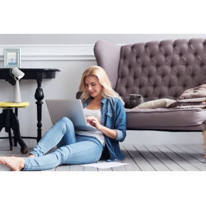 Lampe de table LARATA 1xE27/5W/230V blanche