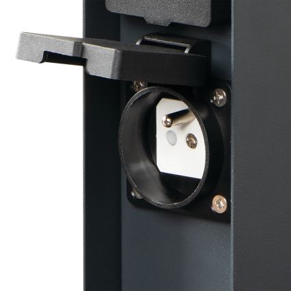 Borne prises électriques extérieure DASTO 2Z Type E 230V IP44 anthracite