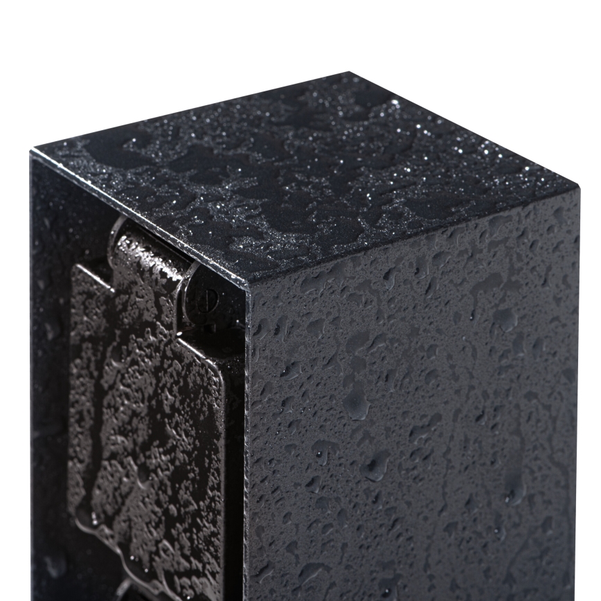 Borne prises électriques extérieure DASTO 2Z Type E 230V IP44 anthracite