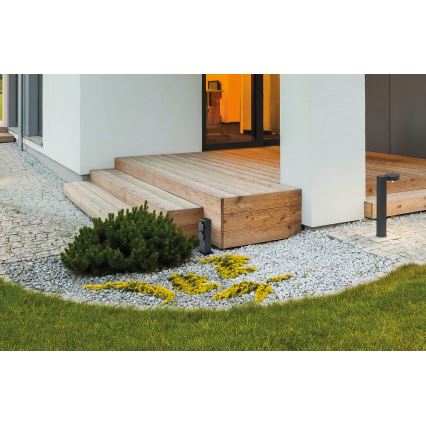Borne prises électriques extérieure NASTO 2Z Type E 230V IP44 anthracite