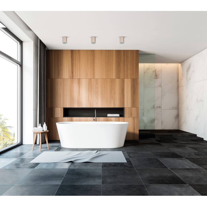Spot pour salle de bains AQILO 1xGU10/7W/230V IP65 beige