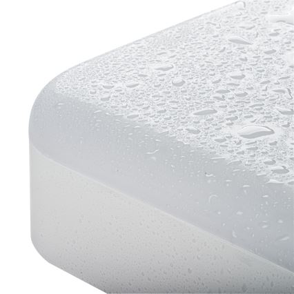 Plafonnier industriel avec détecteur de mouvement IPER LED/35W/230V IK10 IP65 carré blanc