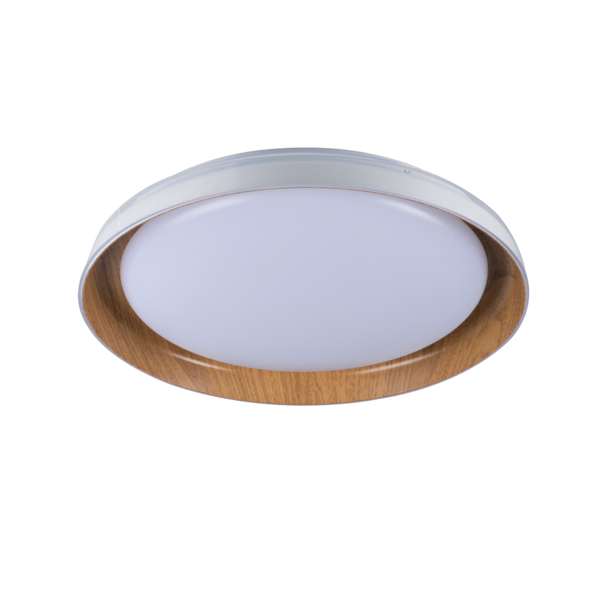 Plafonnier NIFU LED/17,8W/230V d. 43 cm blanc/marron
