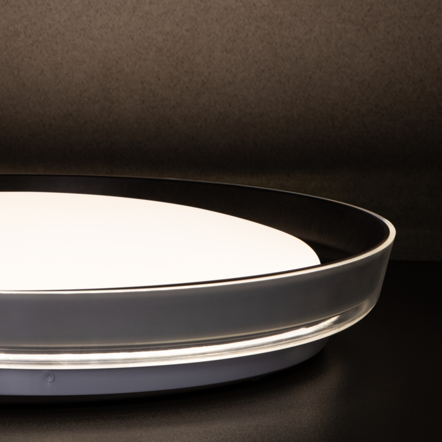 Plafonnier NIFU LED/17,8W/230V d. 43 cm blanc/noir