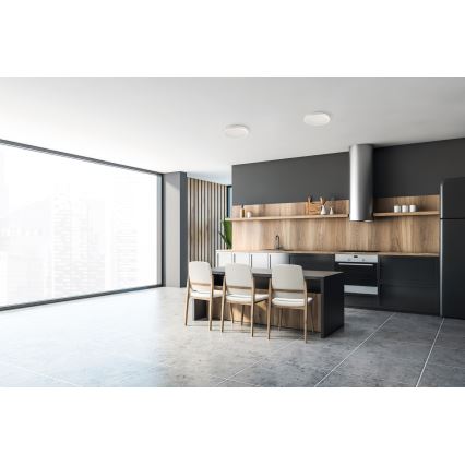 Plafonnier extérieur BENO ECO LED/20W/230V 3000/4000/6500K d. 20 cm IP65 blanc