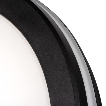 Plafonnier extérieur BENO E LED/20W/230V 3000/4000/6500K d. 20 cm IP65 noir