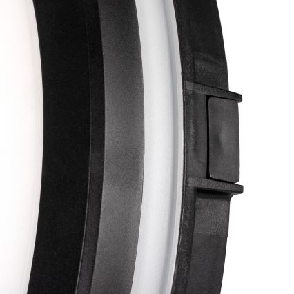 Plafonnier extérieur BENO E LED/20W/230V 3000/4000/6500K d. 20 cm IP65 noir