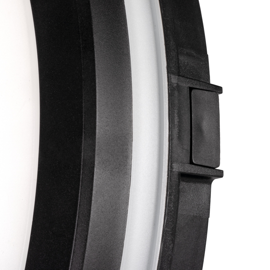 Plafonnier extérieur BENO E LED/20W/230V 3000/4000/6500K d. 20 cm IP65 noir