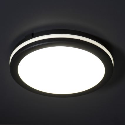 Plafonnier extérieur BENO E LED/40W/230V 3000/4000/6500K d. 40 cm IP65 noir