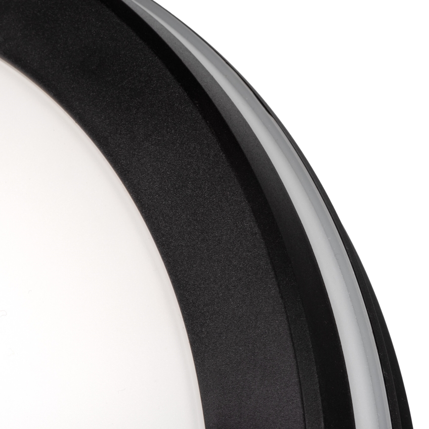 Plafonnier extérieur BENO E LED/40W/230V 3000/4000/6500K d. 40 cm IP65 noir