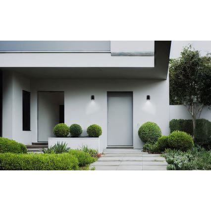 Applique murale extérieure ZEVI 1xGU10/10W/230V IP54 noir