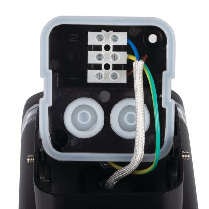 Applique murale extérieure ZEVI 1xGU10/10W/230V IP54 noir