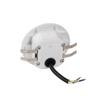 Luminaire d'escalier LED avec détecteur de mouvement et capteur crépusculaire EXIN LED/2,5W/230V 3000K IP65 blanc rond