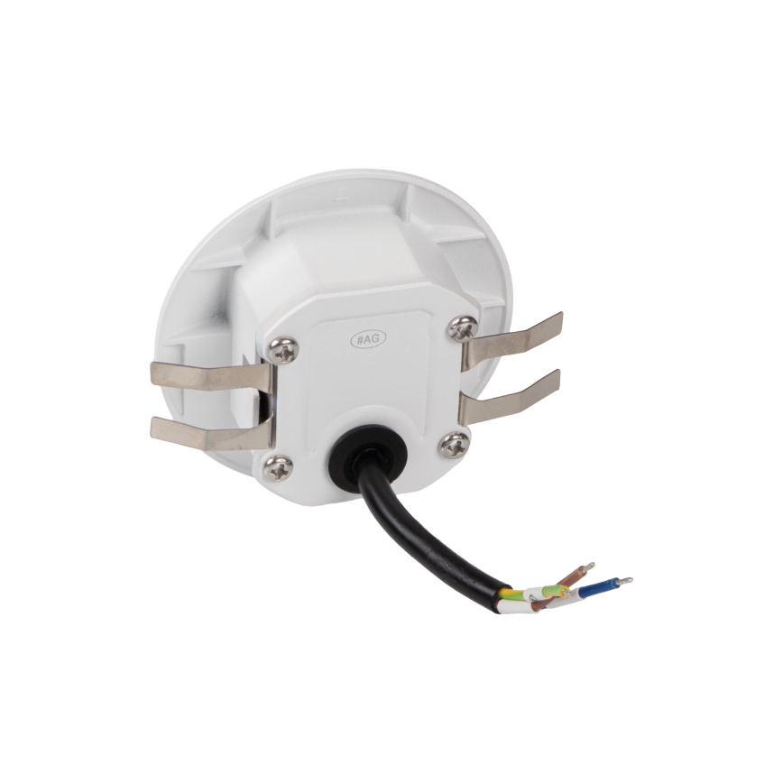 Luminaire d'escalier LED EXIN LED/2,5W/230V 4000K IP65 blanc rond