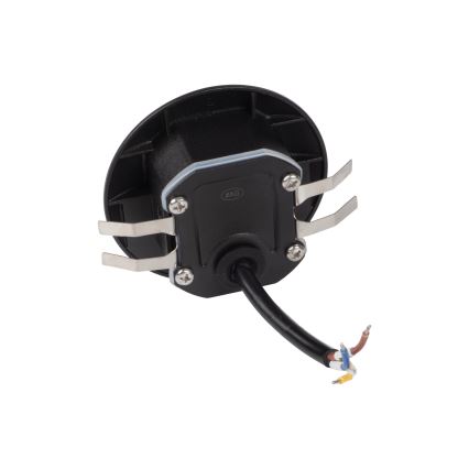 Applique LED pour escalier avec détecteur de mouvement et détecteur crépusculaire EXIN LED/2,5W/230V 4000K IP65 noire, ronde