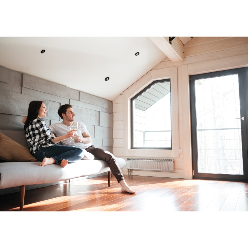 Luminaire encastré LED FIZU LED/4W/230V 3000/4000/6500K noir