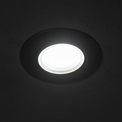 Luminaire encastré LED FIZU LED/4W/230V 3000/4000/6500K noir