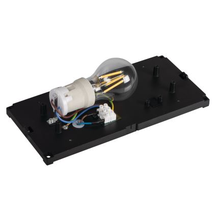 Applique murale d'extérieur LERTO 1xE27/15W/230V IP54 noire