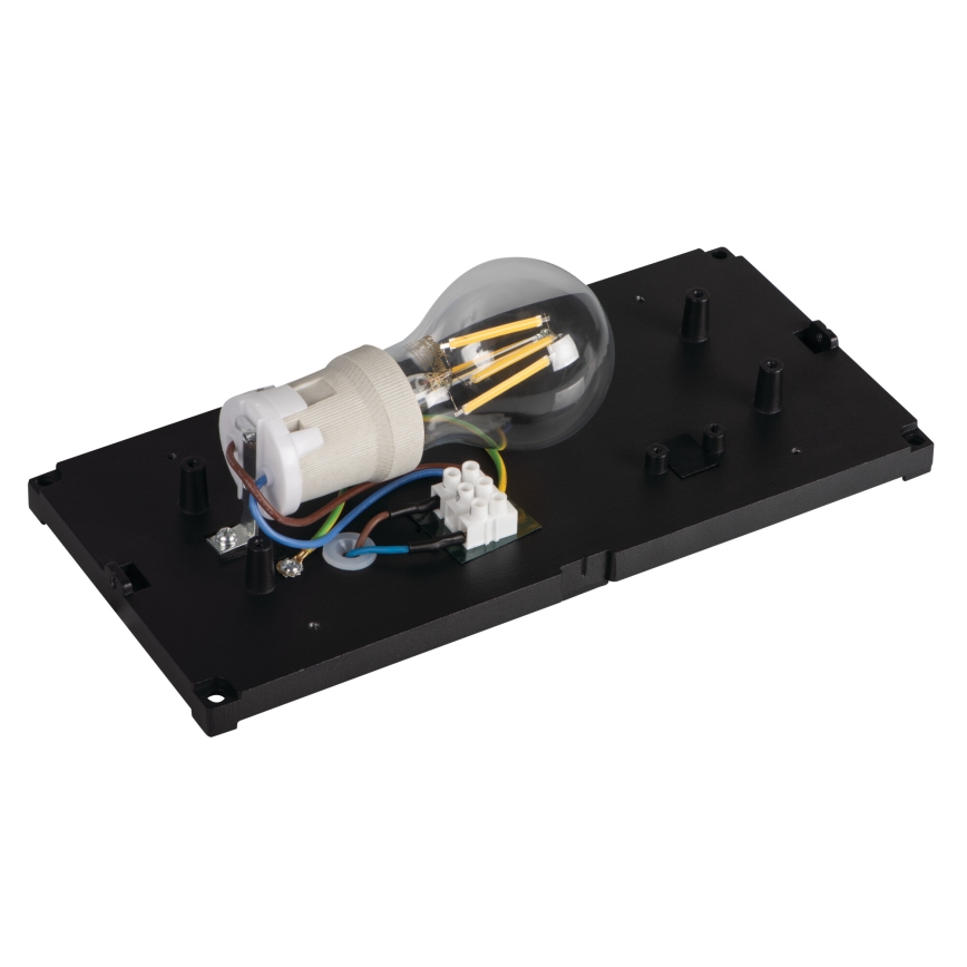 Applique murale d'extérieur LERTO 1xE27/15W/230V IP54 noire