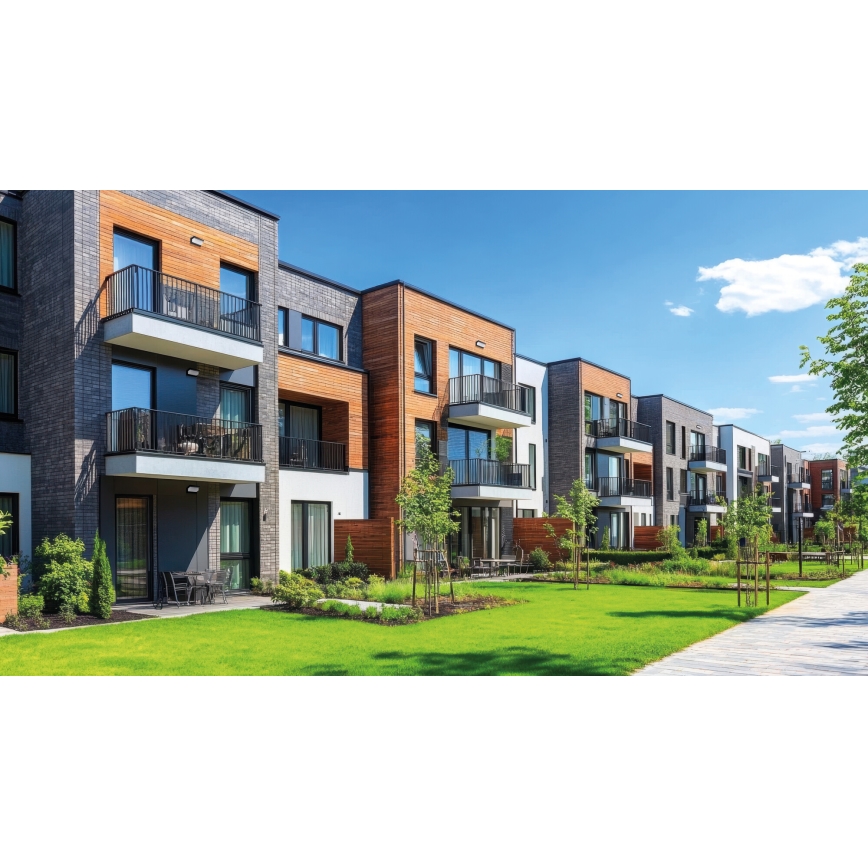 Applique murale d'extérieur LED LERTO LED/12W/230V IP54 noire