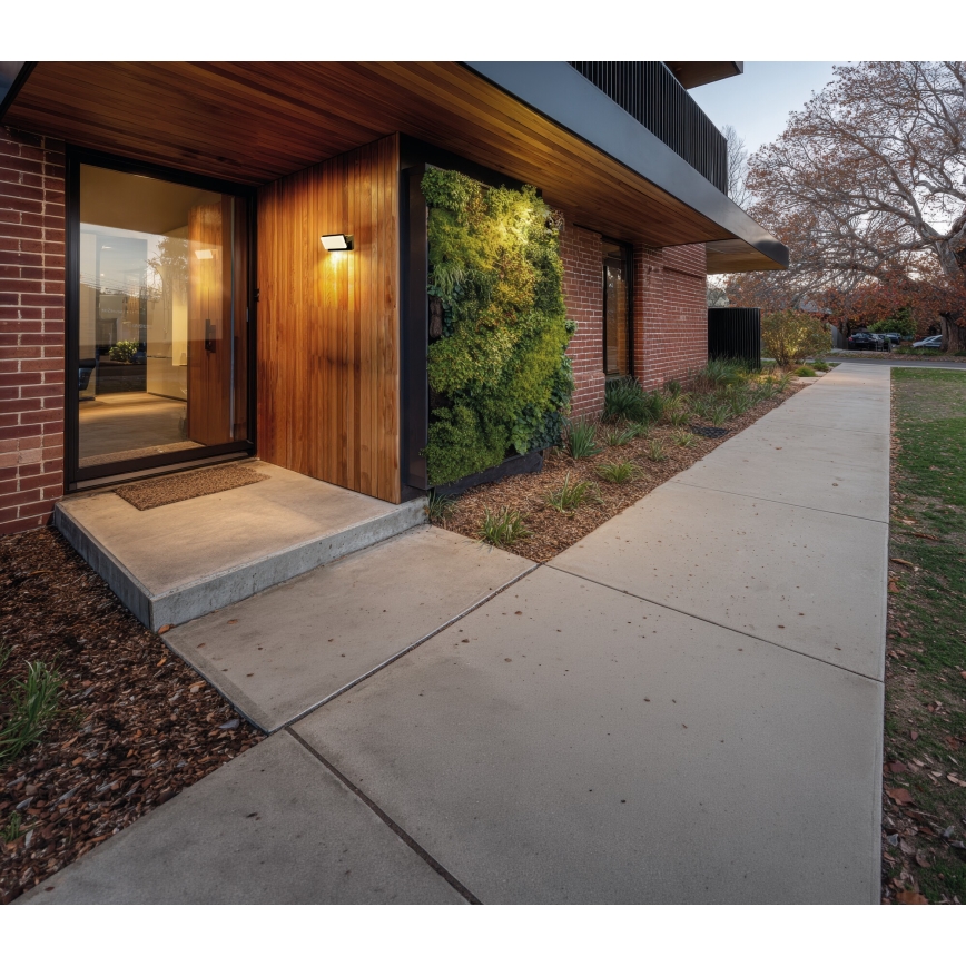 Applique murale d'extérieur LED avec détecteur de mouvement et capteur crépusculaire XERTO LED/20W/230V 3000/4000/6500K IP44 noir