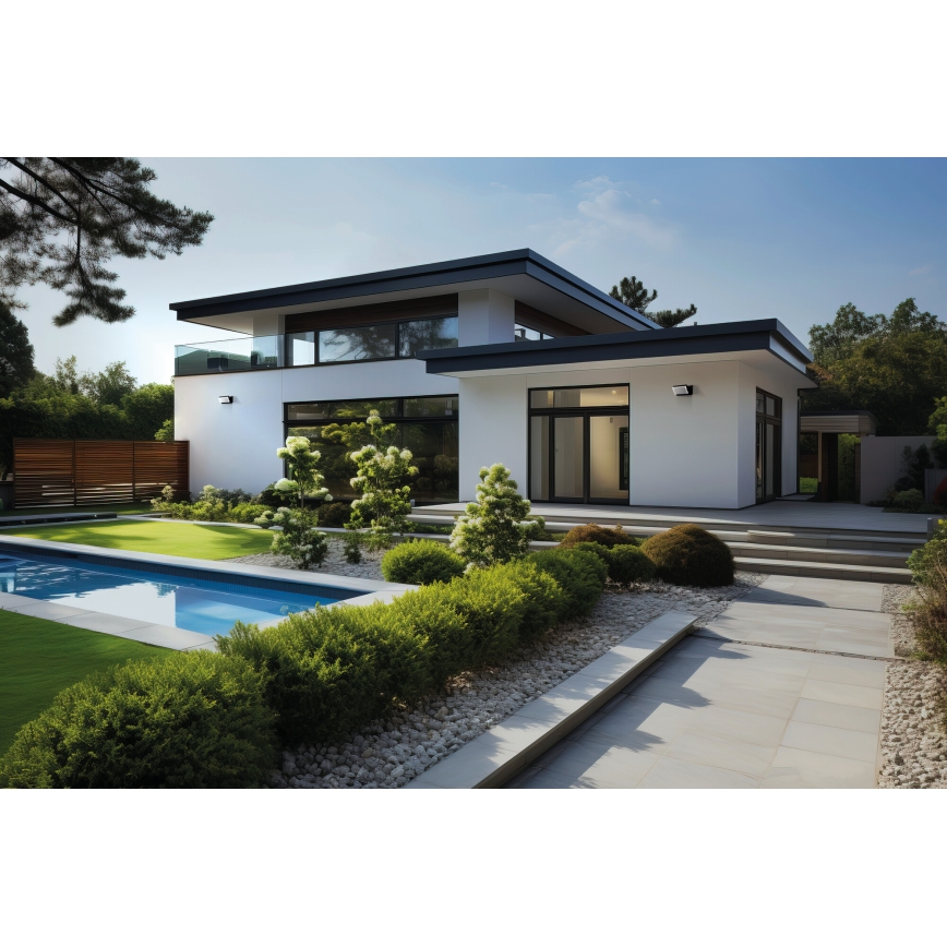 Applique murale d'extérieur LED avec détecteur de mouvement et capteur crépusculaire XERTO LED/20W/230V 3000/4000/6500K IP44 noir