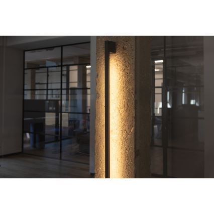 Applique murale extérieure YALTE LED/8,5W/230V 3000/4000/6500K 93 cm IP54 noire