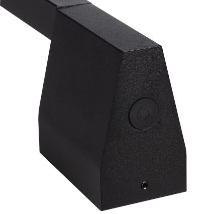 Applique murale extérieure YALTE LED/8,5W/230V 3000/4000/6500K 93 cm IP54 noire