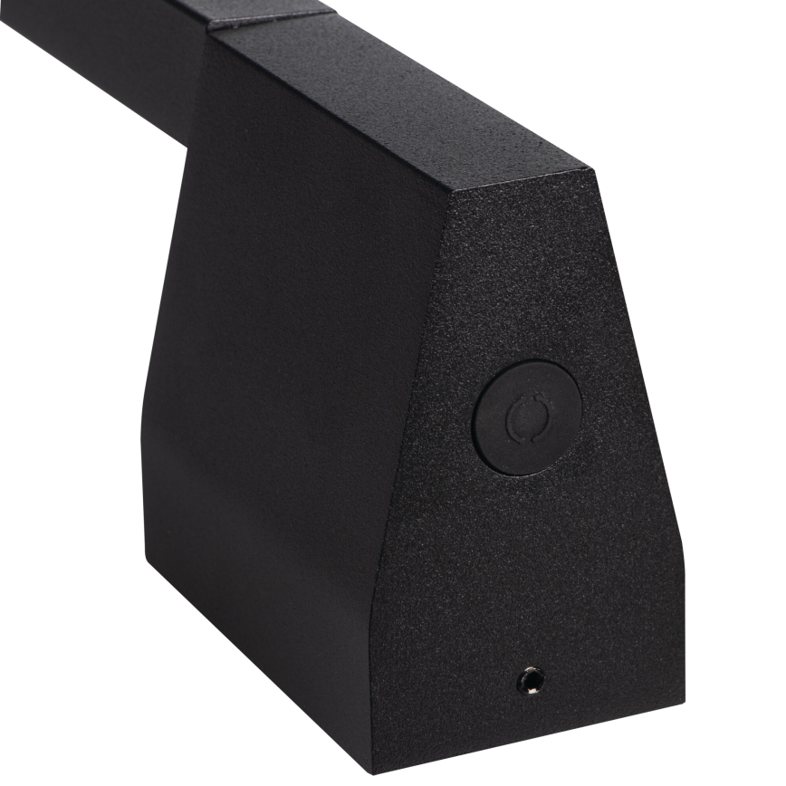 Applique murale extérieure YALTE LED/8,5W/230V 3000/4000/6500K 93 cm IP54 noire
