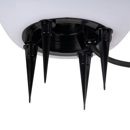Lampe d'extérieur STONO 1xE27/15W/230V Ø 20 cm IP65 blanche