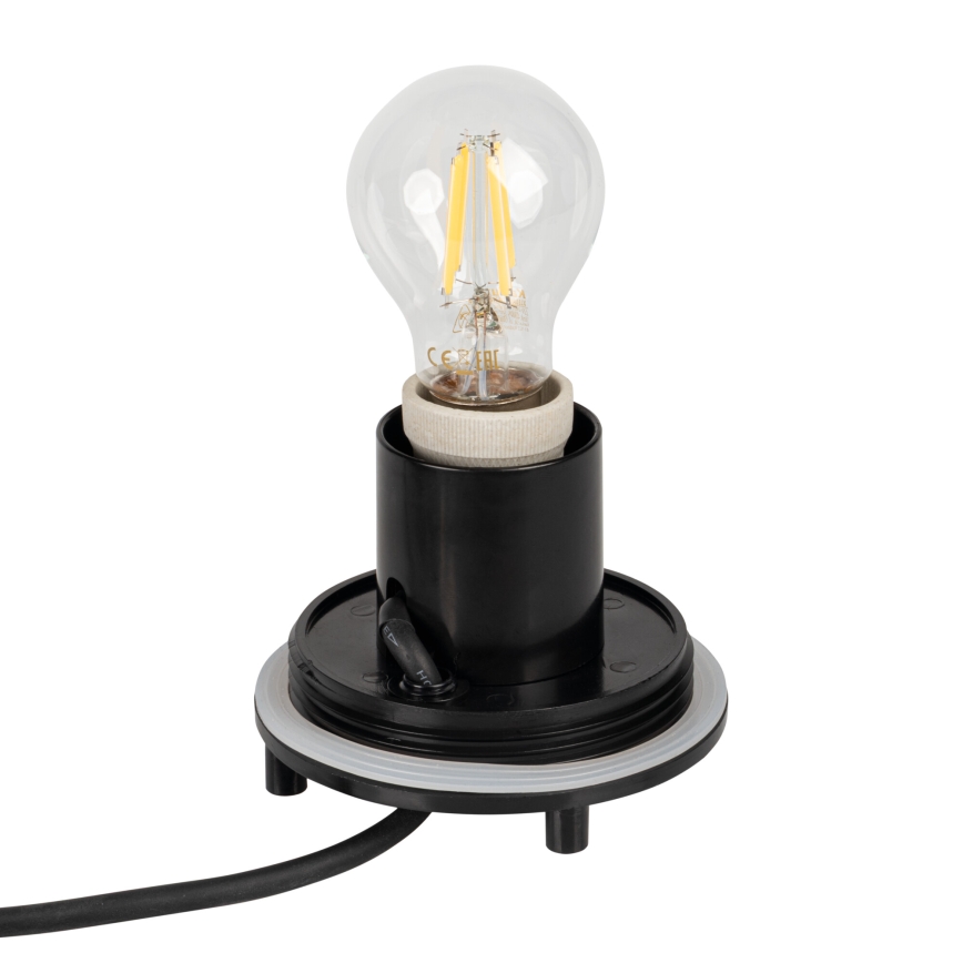 Lampe d'extérieur STONO 1xE27/15W/230V Ø 20 cm IP65 blanche