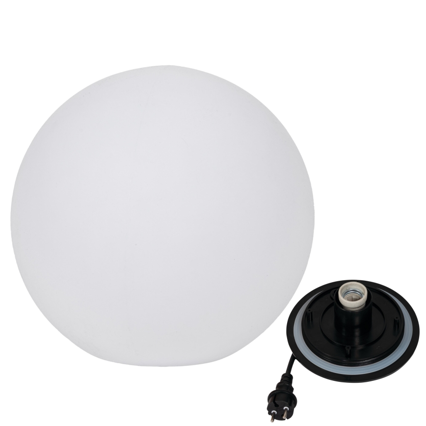 Lampe d'extérieur STONO 1xE27/20W/230V pr. 50 cm IP65 blanche