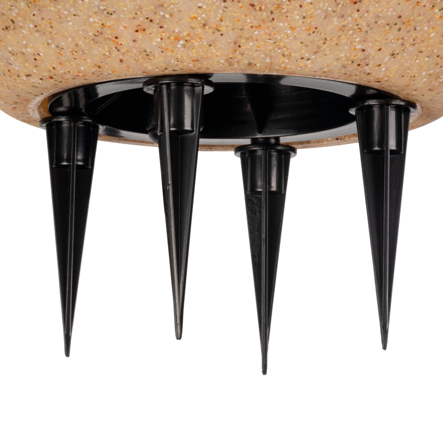 Lampe d'extérieur STONO 1xE27/20W/230V Ø 30 cm IP65 beige