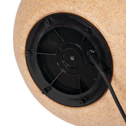 Lampe d'extérieur STONO 1xE27/20W/230V Ø 30 cm IP65 beige