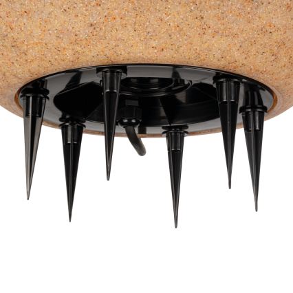 Lampe d'extérieur STONO 1xE27/20W/230V Ø 50 cm IP65 beige