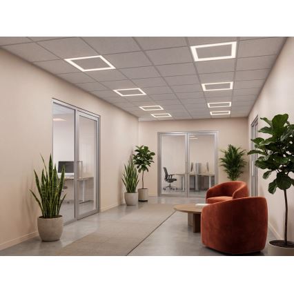 Cadre LED pour faux plafond AVAR LED/32W/230V 3000/4000/6000K 60x60 cm UGR19