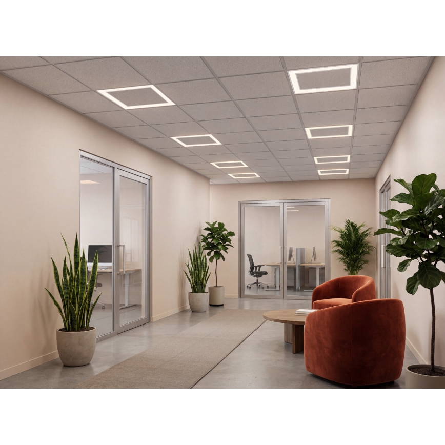 Cadre LED pour faux plafond AVAR LED/32W/230V 3000/4000/6000K 60x60 cm UGR19