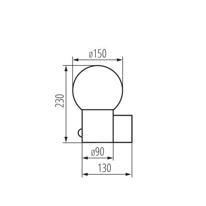 Applique murale d'extérieur avec détecteur de mouvement et capteur crépusculaire STONO 1xE27/15W/230V IP65 anthracite