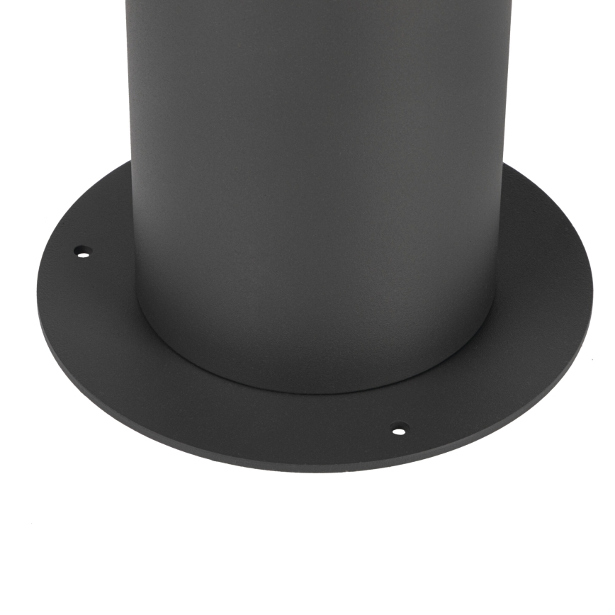 Lampe d'extérieur STONO 1xE27/15W/230V 80 cm IP65 anthracite, équipée d'un détecteur de mouvement et d'un détecteur crépusculaire