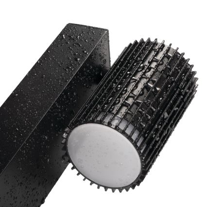 Lampe d'extérieur RADILO 1xGU10/11W/230V 80 cm IP44 noire