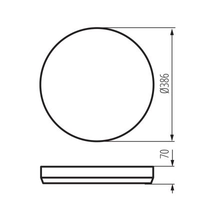 Plafonnier LED à intensité variable LIXAN LED/47W/230V 3000-6500K Ø 38,6 cm blanc/argenté + télécommande