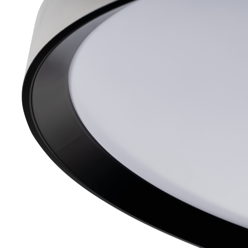 Plafonnier LED dimmable LIXAN LED/47W/230V 3000-6500K Ø 38,6 cm blanc/noir + télécommande