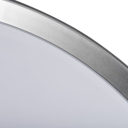 Plafonnier LED dimmable LIXAN LED/65W/230V 3000–6500 K Ø 48,6 cm blanc/argenté + télécommande