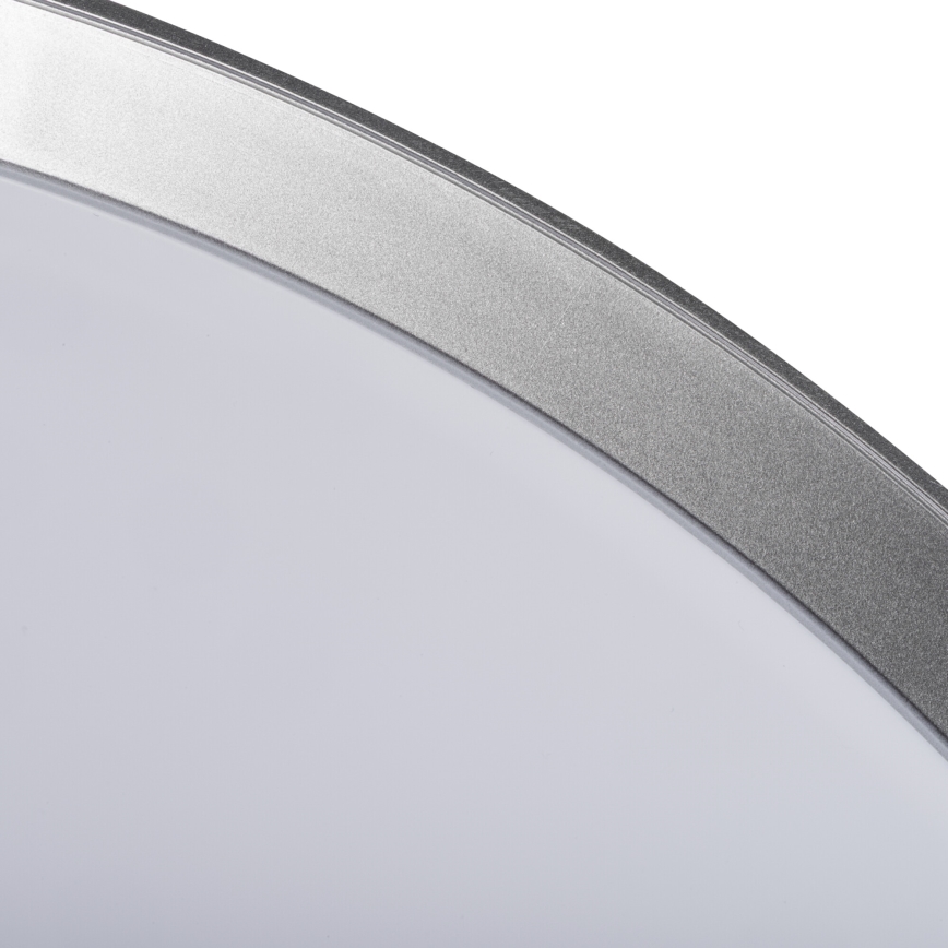 Plafonnier LED dimmable LIXAN LED/65W/230V 3000–6500 K Ø 48,6 cm blanc/argenté + télécommande