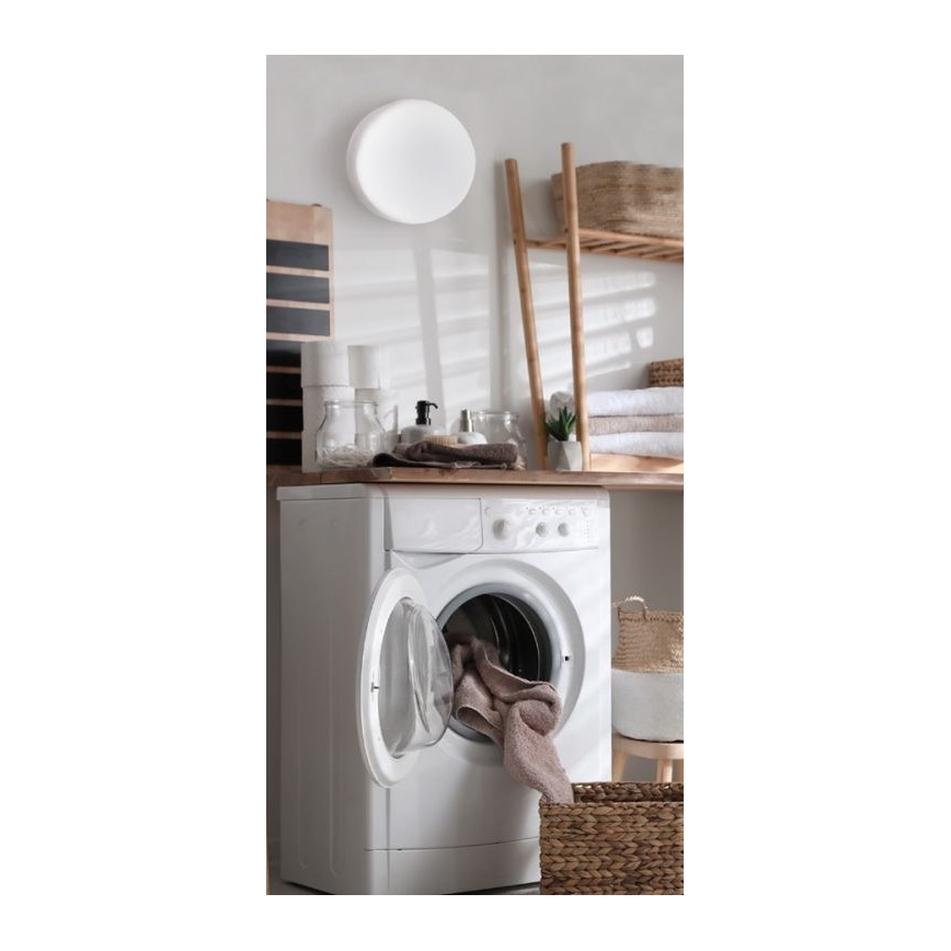Plafonnier salle de bain PERAZ 1xE27/60W/230V d. 30 cm IP44