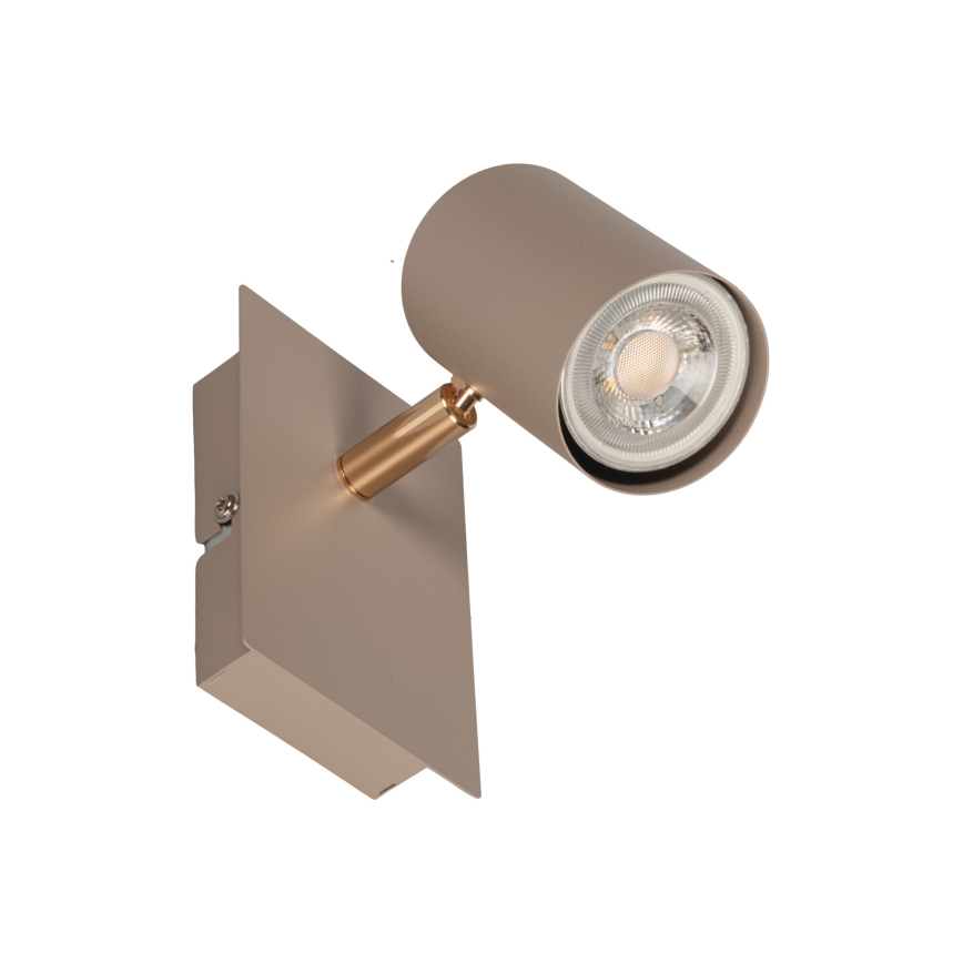 Applique murale spot EVALO 1xGU10/10W/230V beige/doré