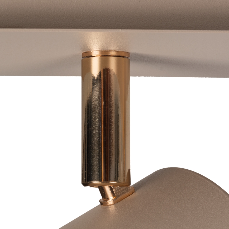 Spot EVALO 2xGU10/10W/230V beige/doré