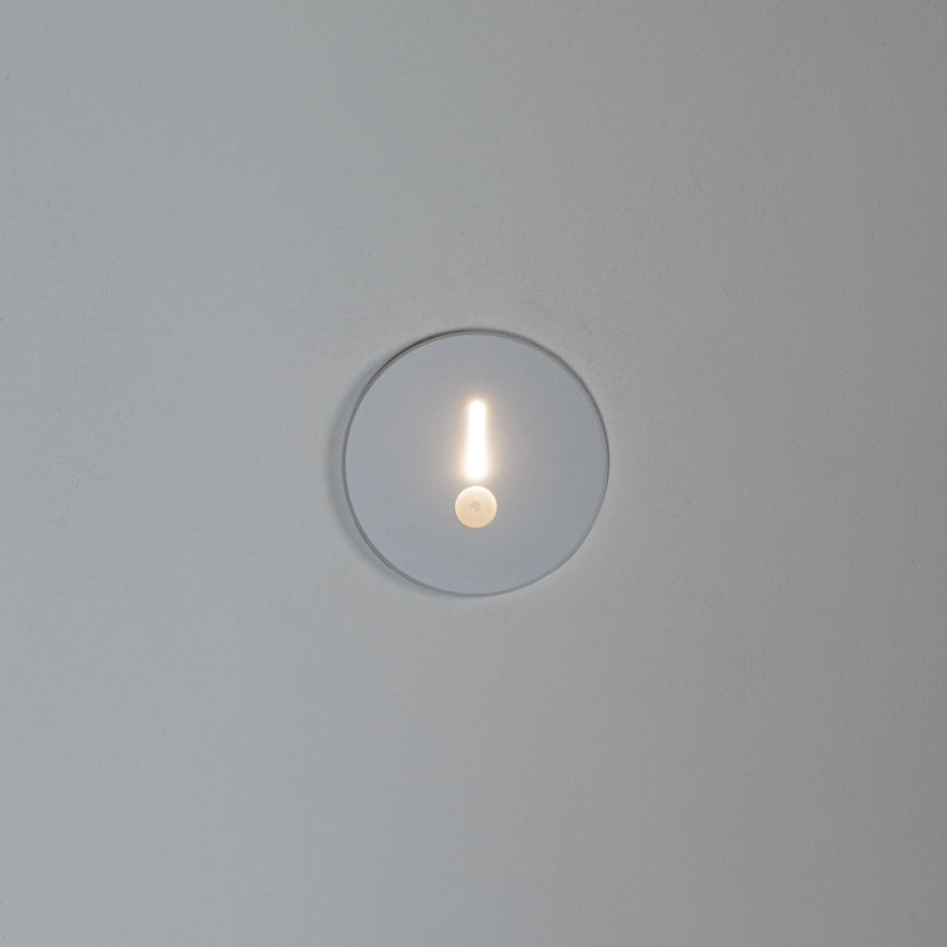 Luminaire LED pour escalier avec détecteur de mouvement et capteur crépusculaire MAGNIK LED/1,7W/230V 2700/3300/3900/4600/5700K blanc rond