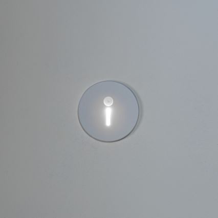 Luminaire LED pour escalier avec détecteur de mouvement et capteur crépusculaire MAGNIK LED/1,7W/230V 2700/3300/3900/4600/5700K blanc rond