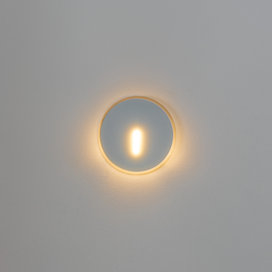 Luminaire d'escalier LED MAGNIK LED/1,7W/230V 2700/3300/3900/4600/5700K blanc rond